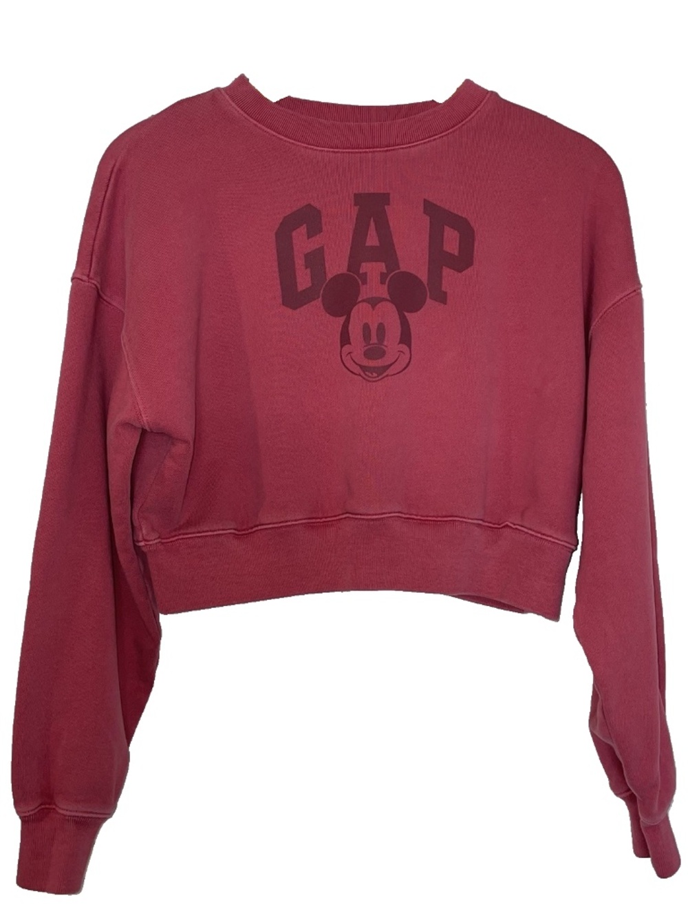 Women’s GAP Crop Sweatshirt XS Mickey Mouse Disney Women’s